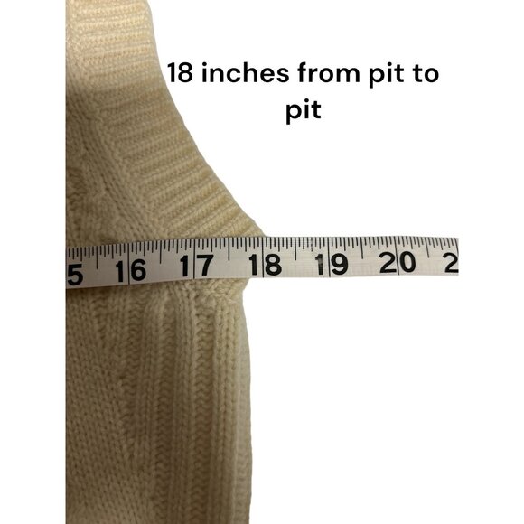 Career Wear Diane Von Furstenberg Sleeveless Wool & Cashmere Mock Neck Sweater V - Picture 8 of 8